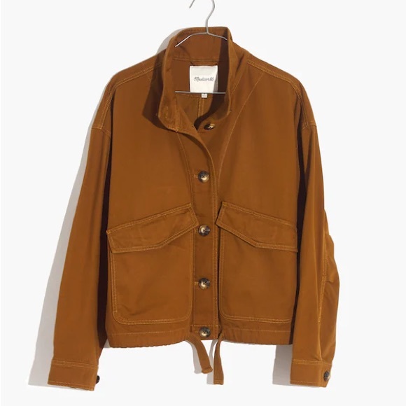 Madewell Beachmont Jacket Button Front - Dried Cedar (Brown) | Size S - Picture 3 of 9